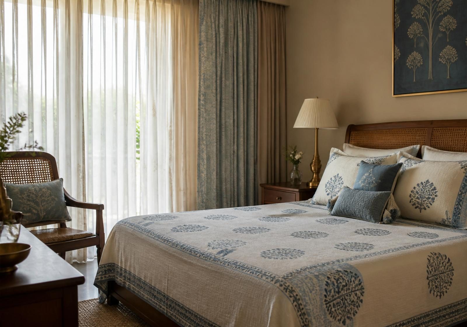 Home furnishing — curtains, bedsheets and decor